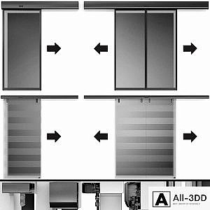 Automatic Sliding Metal Glass Doors