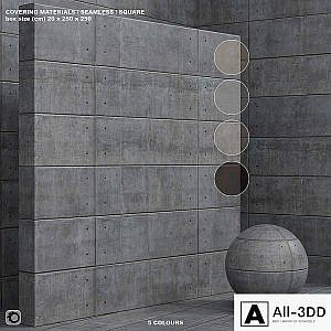 Material (seamless) - plaster, concrete, panel - set 135