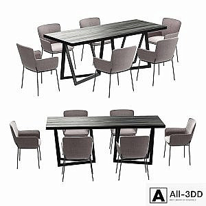 4union Dining set # 015