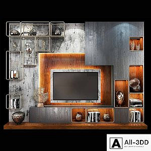 TV Wall Units set 06