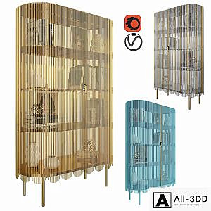 Cabinet Strings Gold / Blue / Silver Gold by Scarlet Splendour