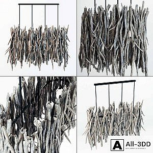 Branch decor lamp n4 / Branch chandelier