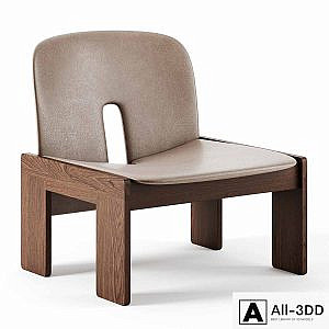 Model 925 Lounge Chairs by Afra and Tobia Scarpa