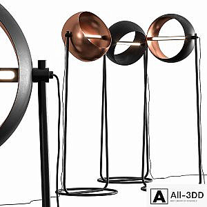 Laurameroni Globe Floor Lamps