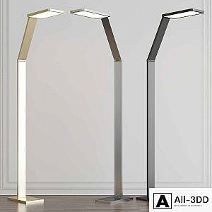 Possini Euro Bentley Aluminum LED Task Floor Lamp
