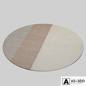 PLY PINK By GAN rug round pink