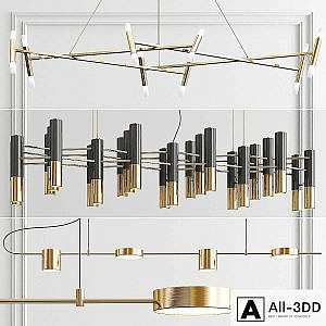 Counterpoint Diamant Ike Chandelier - 3 type