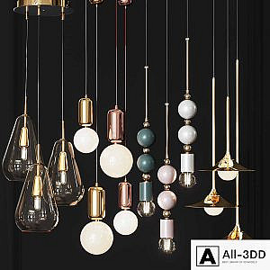 Four Pendant Lights amazing set vol. 27