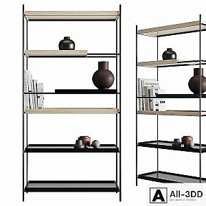 High tray shelf