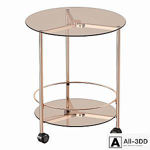 GIBSON ROLLING END TABLE