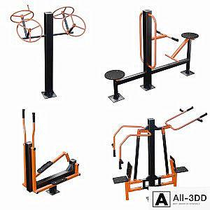 Street fitness equipment 01