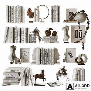 Decorative shelf filling set 9