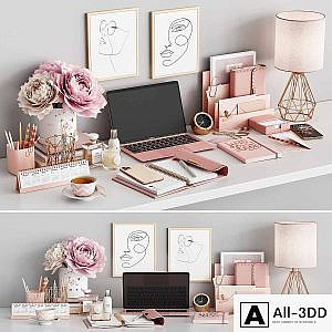 Workplace set WT 02 Rose