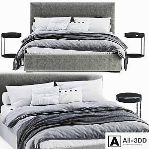 Bed Meridiani Stone Plus
