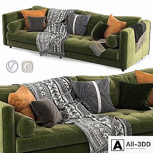 Article sven sofa Green-02
