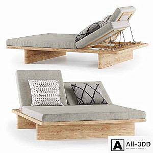 Kettal Mesh Tumbona doble