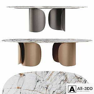 Opera-OSCAR-ovale-Dining Table set