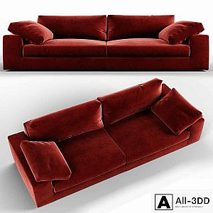 Black tie dante sofa