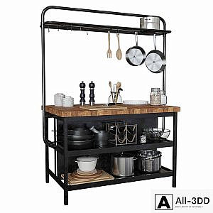 IKEA VADHOLMA Kitchen table-island