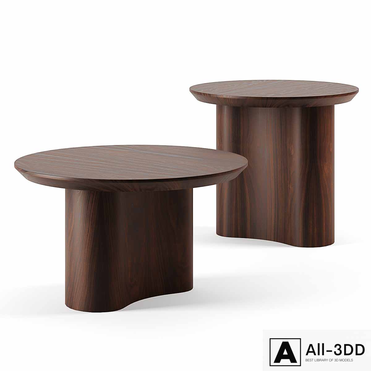 Prince side tables by Grazia & Co modern interior 3D model Prince side tables by Grazia & Co