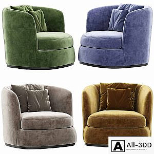 B&B Italia Armchair Apollo -Maxalto - Design by Antonio Citterio