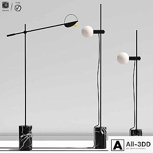 Revolve & Leaves Floor lamp
