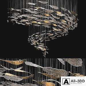 Airy chandelier
