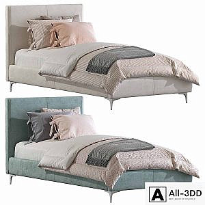 Bed Andes Deco Upholstered Bed 2
