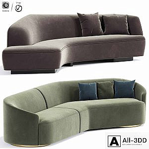Korduda Sofa And Vladimir Kagan Sofa