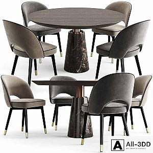 Eichholtz Dining Table Genova And Chair Cliff