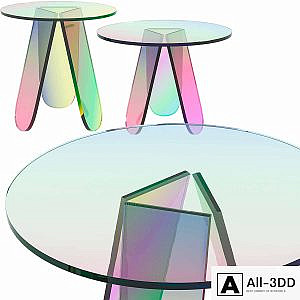 Coffee table Corner design Prism