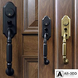 Baldwin. Ashton two-point lock handleset