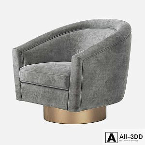 Eichholtz Catene Swivel Barrel Chair