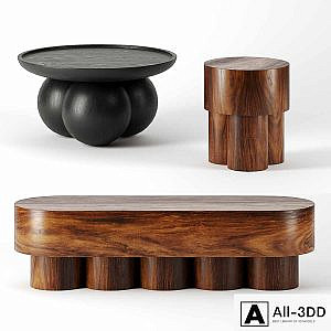 Coffee tables set by pfeifer studio