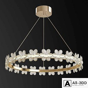 Italian single ring living room pendant light