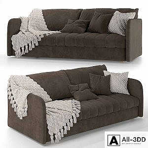 STITCH SOFA Kara Mann knitted plaid