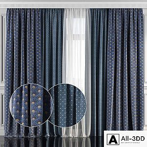 Curtains with window 144