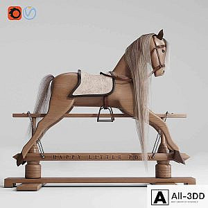 Rocking Horse Pony chair toy Rocker for Kids Children