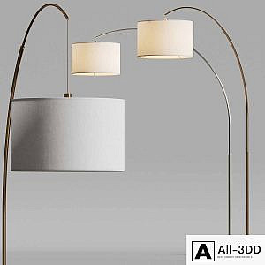 CB2 Big Dipper Arc Floor Lamps