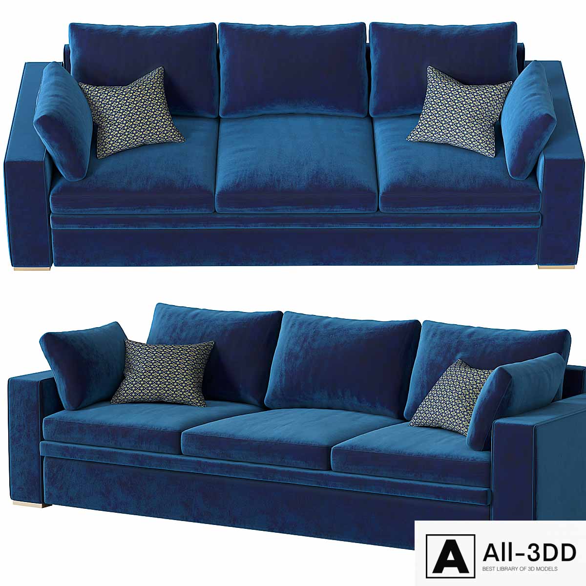 Flami Sofa by Origami Interior modern interior 3D model Flami Sofa by Origami Interior