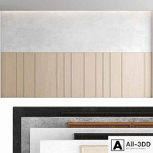 Decorative wall panel set 44