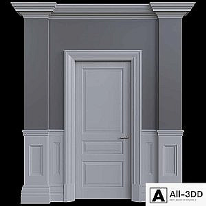 American style door