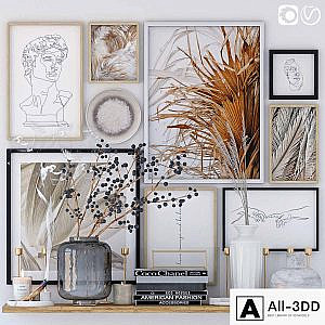 Decorative set with posters 3