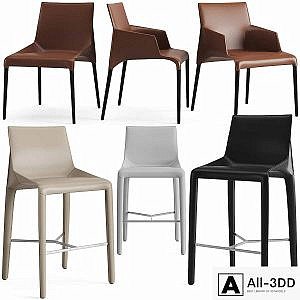 Poliform Seattle Dining Chair And Bar Stool