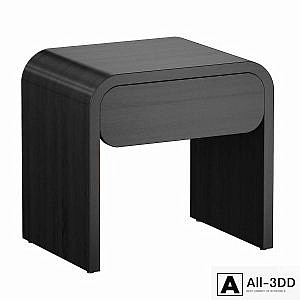 Cortez Charcoal Floating Nightstand (Crate and Barrel)