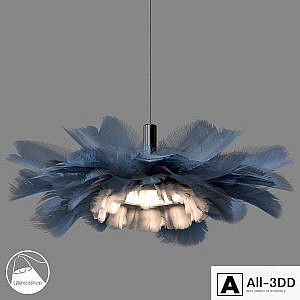 LampsShop.com L1368 Chandelier Feathers