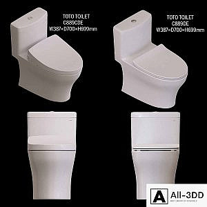 TOTO TOILET: C889CDE, C889DE