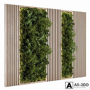 Vertical Garden Wood Frame - Wall Decor 08