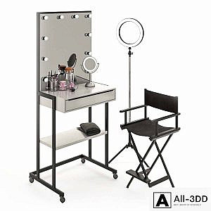 Makeup artist table