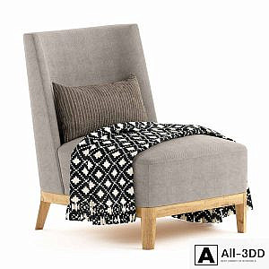 Mandarin Lougne Chair - Christian Liaigre